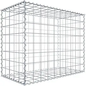 GABIONA Gabion 100 cm x 80 cm x 50 cm (L x H x P), maille 10 cm x 10 cm, spirale