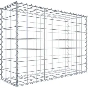GABIONA Gabion 100 cm x 70 cm x 30 cm (L x H x P), maille 10 cm x 10 cm, spirale