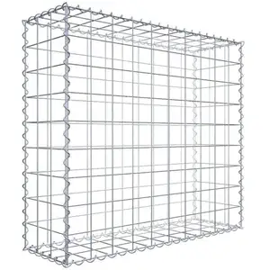 Gabion 100 cm x 90 cm x 30 cm (L x H x P), maille 10 cm x 10 cm, spirale pas cher