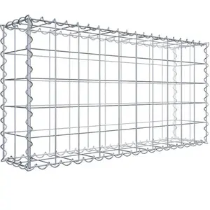 Gabiondeco - Gabion 100 cm x 50 cm x 20 cm (L x H x P). mailles 10 x 1... pas cher