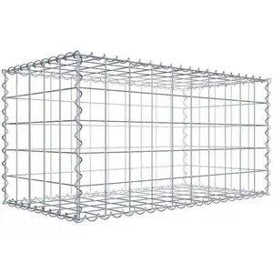 GABIONA Gabion 100 cm x 50 cm x 50 cm (L x H x P), maille 10 cm x 10 cm, spirale