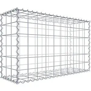 Gabion 100 cm x 60 cm x 30 cm (L x H x P), maille 10 cm x 10 cm, spirale pas cher