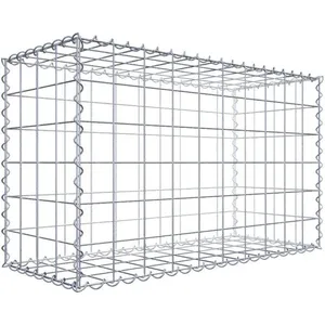 Gabion 100 cm x 60 cm x 40 cm (L x H x P), maille 10 cm x 10 cm, spirale