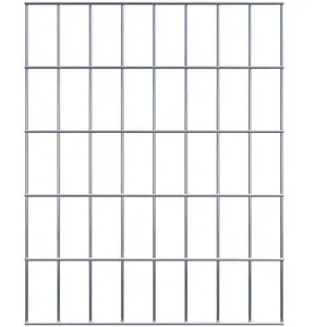 Gabiona - Grille de Gabion à l'unité - Dimensions: 40 cm x 50 cm - mailles de 5 x 10 cm - Made in Germany