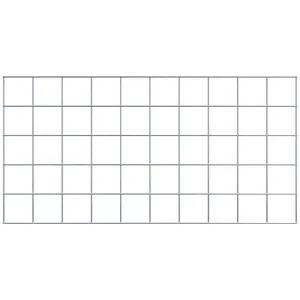 GABIONA Treillis gabion 10 x 10 cm - Maillage 100 x 50 cm