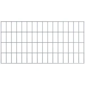 Grille de Gabion à l'unité - Dimensions: 80 cm x 40 cm - mailles de 5 x 10 cm - Made in Germany