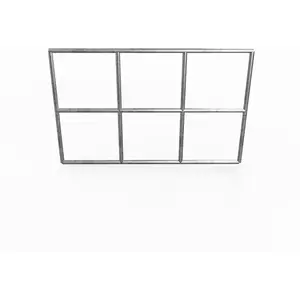 Gabiona - Grille de Gabion à l'unité - Dimensions: 20 cm x 20 cm - mailles de 10 x 10 cm - Made in Germany pas cher