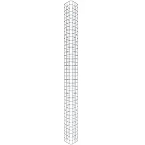 Colonne gabion carrée 22 cm x 22 cm, hauteur 200 cm, MW 5 cm x 5 cm pas cher