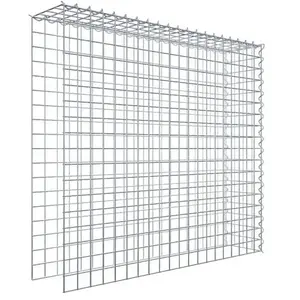Gabiona Gabion sur toile type 4 100 cm x 90 cm x 20 cm (L x H x P), maille 5 cm x 5 cm, spirale