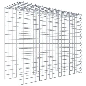 Gabiona Gabion sur toile type 4 100 cm x 80 cm x 30 cm (L x H x P), maille 5 cm x 5 cm, spirale