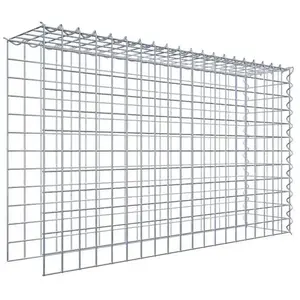 Gabiona Gabion sur toile type 4 100 cm x 60 cm x 20 cm (L x H x P), maille 5 cm x 5 cm, spirale