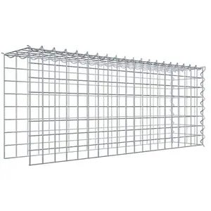 Gabiona Gabion sur toile type 4 100 cm x 40 cm x 20 cm (L x H x P), ma...
