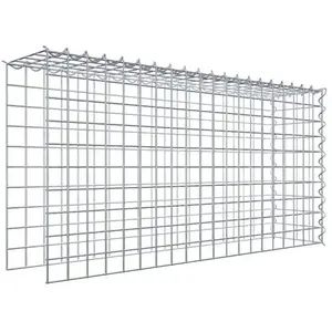 Gabiona Gabion sur toile type 4 100 cm x 50 cm x 20 cm (L x H x P), maille 5 cm x 5 cm, spirale