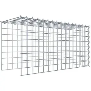 Gabiona Gabion monté type 4 80 cm x 40 cm x 30 cm (L x H x P), maille 5 cm x 5 cm, spirale