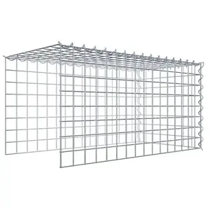 Gabiona Gabion sur toile type 4 80 cm x 40 cm x 40 cm (L x H x P), maille 5 cm x 5 cm, spirale