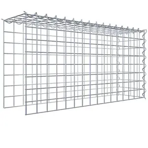 Gabion monté type 4 80 cm x 40 cm x 20 cm (L x H x P), maille 5 cm x 5 cm, spirale pas cher