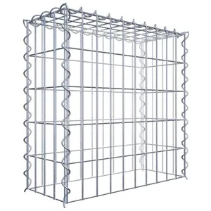 Gabion sur toile type 3 50 cm x 50 cm x 20 cm (L x H x P), maille 5 cm x 10 cm, spirale pas cher