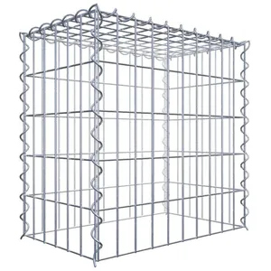 Gabiona - Gabiondeco - Gabion à monter en hauteur 50 cm x 50 cm x 30 c... pas cher