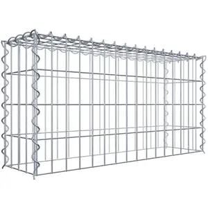 GABIONA Gabion sur toile type 3 80 cm x 40 cm x 20 cm (L x H x P), maille 5 cm x 10 cm, spirale