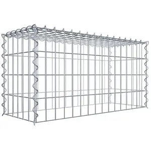 Gabiona Gabion sur toile type 3 80 cm x 40 cm x 30 cm (L x H x P), maille 5 cm x 10 cm, spirale