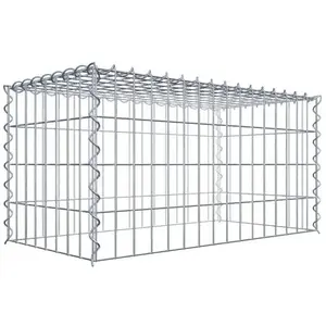 Gabiona Gabion sur toile type 3 80 cm x 40 cm x 40 cm (L x H x P), maille 5 cm x 10 cm, spirale