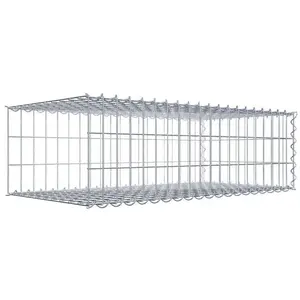 Gabiona Gabion sur toile type 2 100 cm x 30 cm x 50 cm (L x H x P), maille 5 cm x 10 cm, spirale