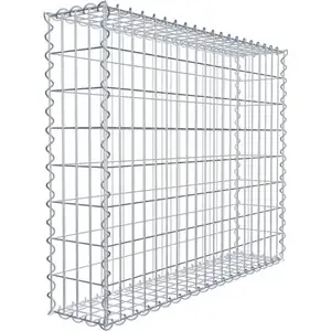 GABIONA Gabion 100 cm x 80 cm x 20 cm (L x H x P), maille 5 cm x 10 cm, spirale pas cher