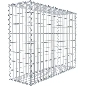 Gabion 100 cm x 80 cm x 30 cm (L x H x P), maille 5 cm x 10 cm, spirale pas cher