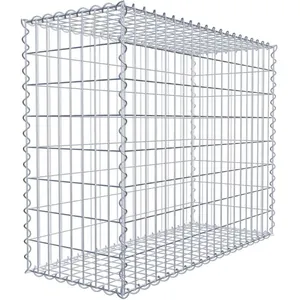 Gabiona - Gabion Haute Qualité l 100 x h 80 x Ep 40 cm - Mailles Recta...