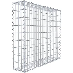 Gabion 100 cm x 90 cm x 20 cm (L x H x P), maille 5 cm x 10 cm, spirale pas cher