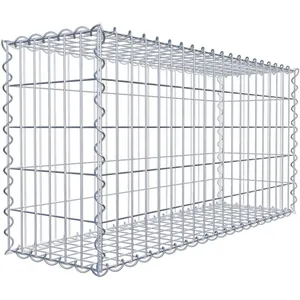 GABIONA Gabion 100 cm x 50 cm x 30 cm (L x H x P), maille 5 cm x 10 cm, spirale
