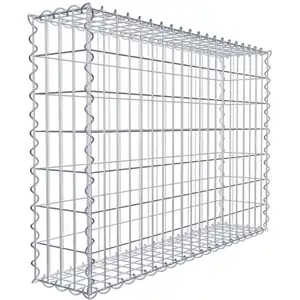 GABIONA Gabion Haute Qualité L 100 x H 70 x Ep 20 cm - Mailles Rectangulaires 5 x 10 cm - GabionDeco® - Made in Germany