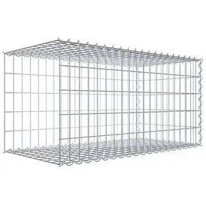 Gabiona Gabion sur toile type 2 100 cm x 50 cm x 50 cm (L x H x P), maille 5 cm x 10 cm, spirale