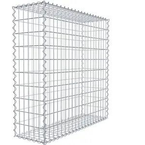 Gabion 100 cm x 100 cm x 30 cm (L x H x P), maille 5 cm x 10 cm, spirale pas cher