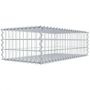 Gabiona Gabion 100 cm x 30 cm x 50 cm (L x H x P), maille 5 cm x 10 cm, spirale