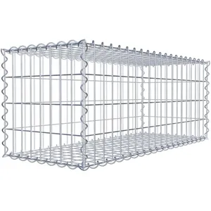 GABIONA Gabion 100 cm x 40 cm x 40 cm (L x H x P), maille 5 cm x 10 cm, spirale