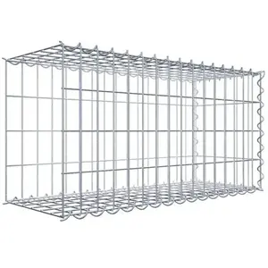 Gabiona Gabion sur toile type 2 80 cm x 40 cm x 30 cm (L x H x P), maille 5 cm x 10 cm, spirale