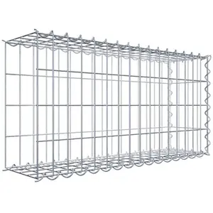Gabion monté type 2 80 cm x 40 cm x 20 cm (L x H x P), maille 5 cm x 10 cm, spirale pas cher