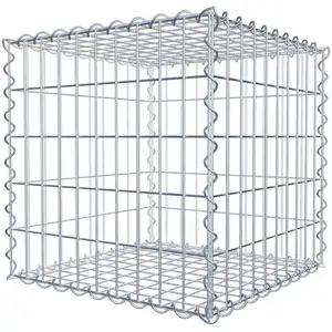 GABIONA Gabion Haute Qualité L 50 x H 50 x Ep 50 cm - Mailles Rectangulaires 5 x 10 cm - GabionDeco® - Made in Germany