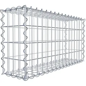 Gabion 80 cm x 40 cm x 20 cm (L x H x P), maille 5 cm x 10 cm, spirale pas cher