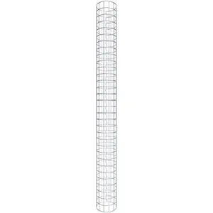 Gabiona Colonne de gabions d'environ 22 cm de diamètre, 160 cm de hauteur, maillage 5 cm x 5 cm