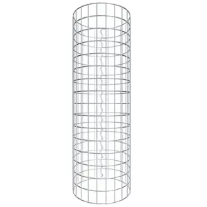Gabiona Colonne de gabions d'environ 37 cm de diamètre, 80 cm de hauteur, maillage 5 cm x 5 cm pas cher