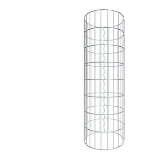 Gabiona Colonne de gabions d'environ 37 cm de diamètre, 80 cm de hauteur, maillage 5 cm x 10 cm pas cher