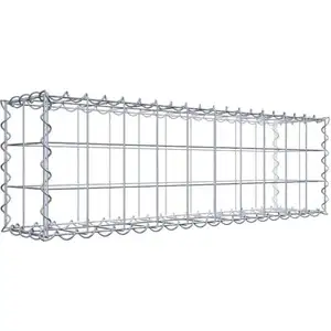 GABIONA Gabion 100 cm x 30 cm x 20 cm (L x H x P), maille 10 cm x 10 cm, spirale