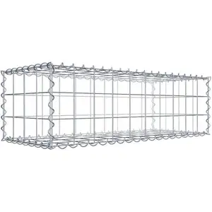 Gabion 100 cm x 30 cm x 40 cm (L x H x P), maille 10 cm x 10 cm, spirale pas cher