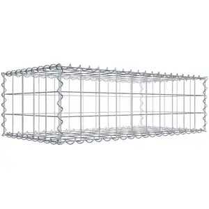 Gabion 100 cm x 30 cm x 50 cm (L x H x P), maille 10 cm x 10 cm, spirale pas cher