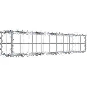 Gabion 100 cm x 20 cm x 20 cm (L x H x P), maille 10 cm x 10 cm, spirale