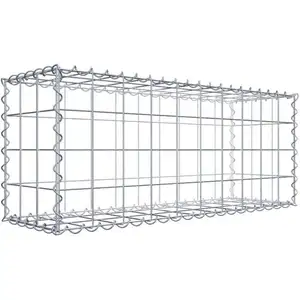 GABIONA Gabion 100 x 40 x 30 cm - Qualité Made in Germany - Mailles Carrées 10 x 10 cm - GabionDeco®