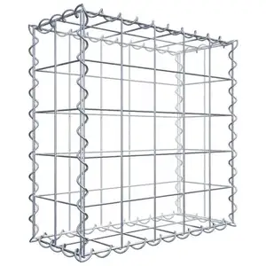 Gabion 50 cm x 50 cm x 20 cm (L x H x P), maille 10 cm x 10 cm, spirale pas cher
