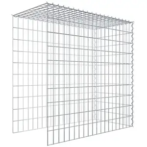 Gabiona Gabion sur toile type 4 100 cm x 100 cm x 50 cm (L x H x P), maille 5 cm x 10 cm, spirale